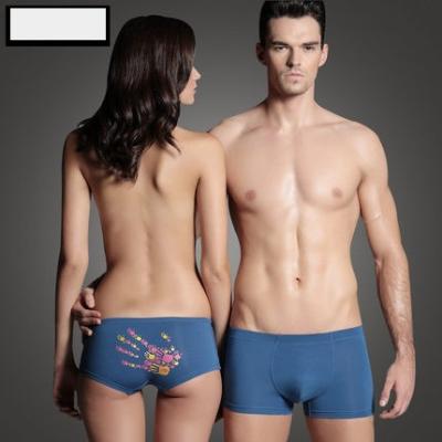 China Antibacterial Hot Sale Lovers' Boxer Sets Famous /Bamboo Underwear / Underwear Your Logo for sale