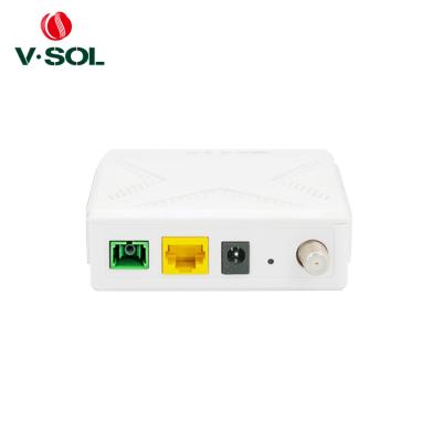 China GPON or EPON XPON ONU 1GE dual mode ONU FTTX vsol CATV V2801D for sale