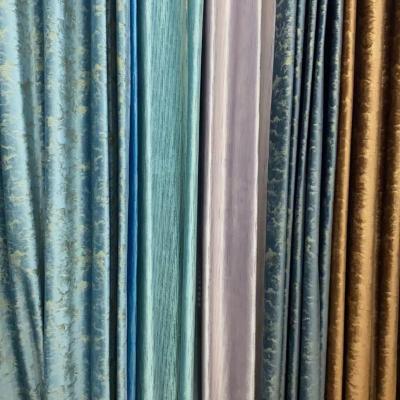 China Blackout High Grades Curtain Upholstery Jacquard Fabric Custom For Home Textile for sale