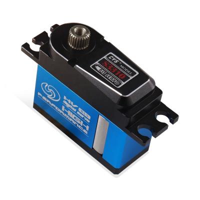 China Titanize CYS-BLS3310 Metal Brushless Case 5kg Torque Digital Ti Gear Brushless Servo For 500-550 Helicopter for sale