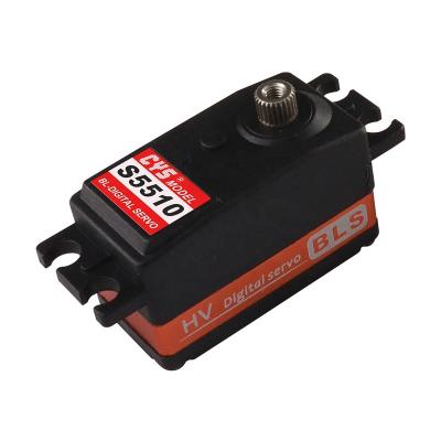 China HT Titanize BLS5510 5kg Low-Profile Advance Metal Gear Brushless Waterproof Plastic Digital Brushless RC Servo Motor for RC Drift Car for sale