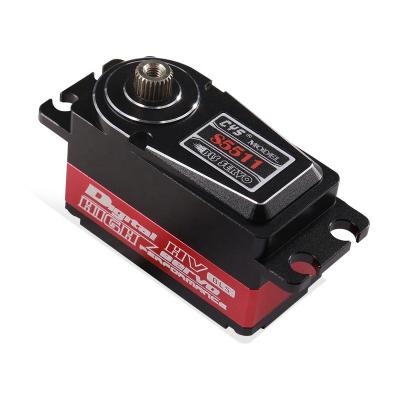 China Low-profile Digital Titanize Gear Motor CYS-BLS5511 Brushless Full Torque 0.03sec Digital Torque 0.03sec Digital Ti Gear Waterproof Brushless Servo For Car for sale