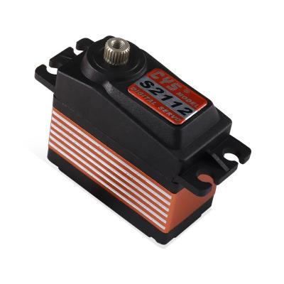 China RC Hobby CYS-S2112 12kg Aluminum Case 6v 7.4v Medium High Voltage Metal Gear Servo Control For Helicopter Toys for sale