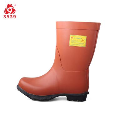 China Insulative 3539 Rubber Insulation 30KV Non Slip Work Boots High Voltage Dielectric Insulation Safety Electrical Insulated Boots for sale