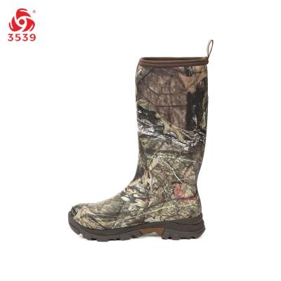 China OEM Sweat-absorbent Mens Camouflage 3539 Neoprene Hunting Wellies for sale