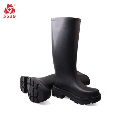 China Wholesale Fashion Trend 3539 Slip On Rubber Boots Girls Rain Wellies For Women for sale