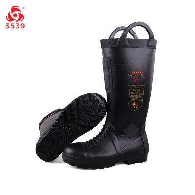 China 3539 EN15090 ASTM NFPA Fire Fighting Safety Boots Manufacturer Saftey Boots Fire Anti-Slip Boots for sale