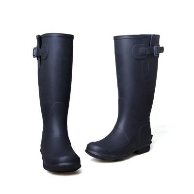 China 3539 Safety Waterproof Knee High Wellies Rain Boots For Construction for sale