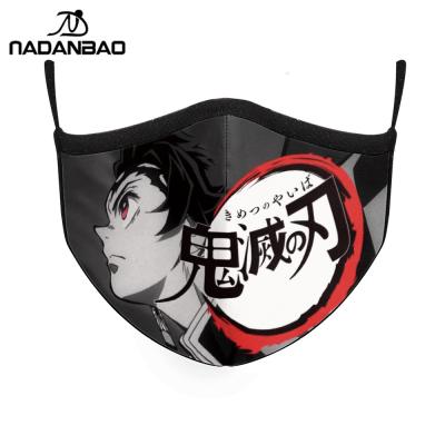 China Fast Delivery Anime Cosplay Facemask Adult Kids Facemask Party NADANBAO Adjustable Facemask In Guangzhou for sale