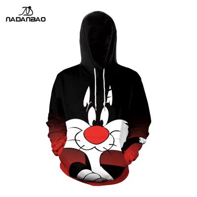 China 2021 Brand Breathable NADANBAO New Full Cartoon Series 3D Hoodies Printing Hoodies&Sweatshirt Plus Size Street Women Casual Men's Hoodies for sale