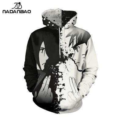 China NNADANBAO dropship anti-pilling custom street drawing printing anime Hoodies with hood oversized casual men's Hoodies&sweatshirts moq 1pcs for sale