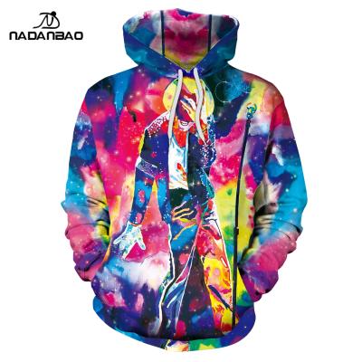 China NADANBAO brand fashion anti-pilling hoodies painting loose women pattern printed casual men's superstar hood Hoodies sweatshirt for sale