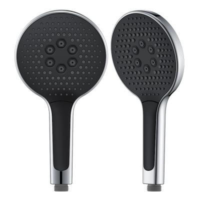 China High Quality Rainfall Shower Heads Custom Design Shower 3 Function Hand Held ABS Hand Shower Black for sale