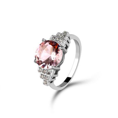 China CLASSIC Silver Jewelry 925 Ring Fashion Simple Women's Zircon Ring for sale