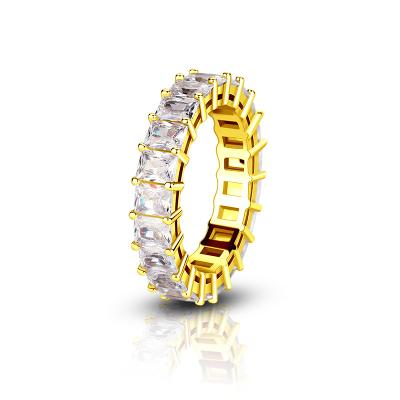 China New Design Gold Jewelry Ring Designs CLASSIC Gold Ring With Silver Stone Engagement Ring Designs For Women for sale