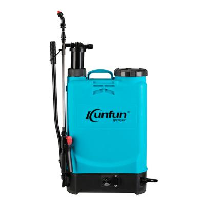 China Agriculture KUNFUN OEM Battery and Manual Electric Water Pump Sprayer for sale