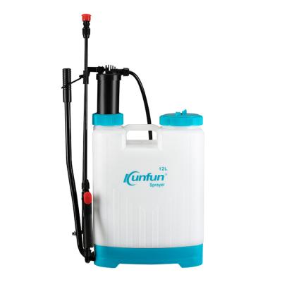 China Agriculture Garden 12L Plastic Knapsack Manual High Pressure Sprayer for sale