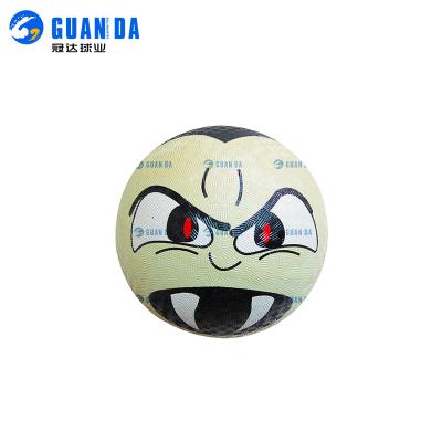 China High Quality Eco-friendly Colorful Custom Design Natural Rubber 8.5' Playground Ball for sale