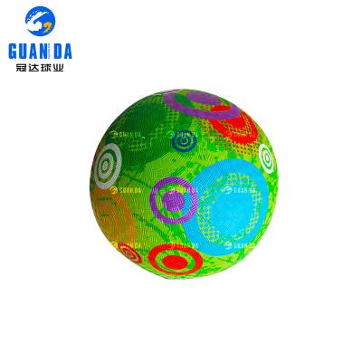 China Eco - Friendly Full Size Durable Rubber Foam Dodge Ball For Kids Playground Ball for sale