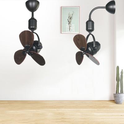 China Creative New Design Swing Ceiling Fan Luxury Hotel 16 Inch Mini Orbit Wall Mounted 2 in 1 Swing Ceiling Fan for Home for sale