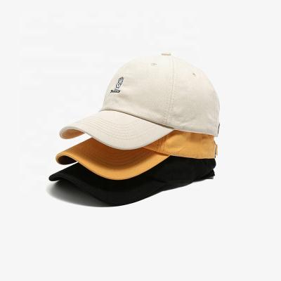 China 100% Cotton Sun Dad Hats Adjustable COMMON COMMON Hats 6 Panel Ball Caps For Women Men for sale