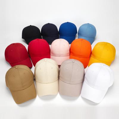 China Fashion JOINT Outdoor High Quality Solid Sports Dad Hat Cotton COMMON Adjustable Single Baseball Cap For Women Men for sale