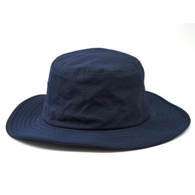 China Custom Wide Polyester Character Brim Adjustable Breathable Travel Hunting Camping Outdoor Plain Fishing Safari Boonie Sun Hat for sale