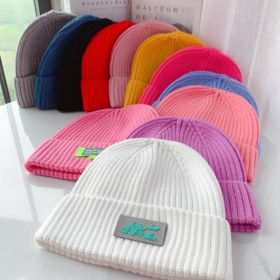 China Embroidery Common Thick Acrylic Daily Classic Designer Warm Soft Knit Beanie Cap Hat Men For Women for sale