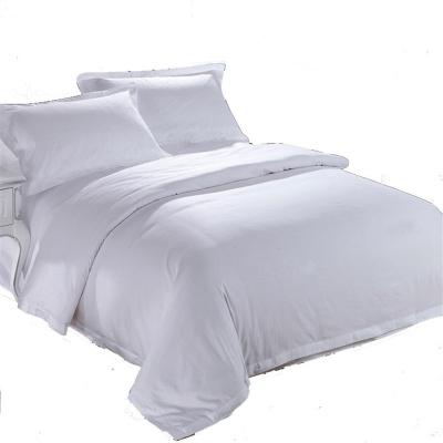 China 100% Cotton Antistatic Custom White Single Hotel Luxury Fitted Bed Sheet for sale