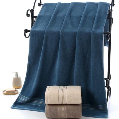 China 100% Cotton Safe For Kids 140x70cm+ 75x35cm Luxury Towels Bath 2 In 1 Set for sale