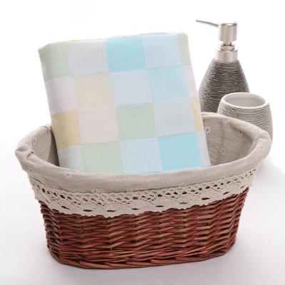 China Hot Sale Ulen Gauze Bath Towel Cotton Yarn Bathroom Towel QUICK DRY 70*140cm for sale