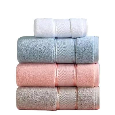 China Ulen Brand Luxury Brand 100% Organic Cotton Towel QUICK DRY Custom Towels for sale