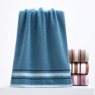 China Factory direct hypoallergenic cotton plain striped knitted terry towel bathroom towel premium multicolor face towel for sale