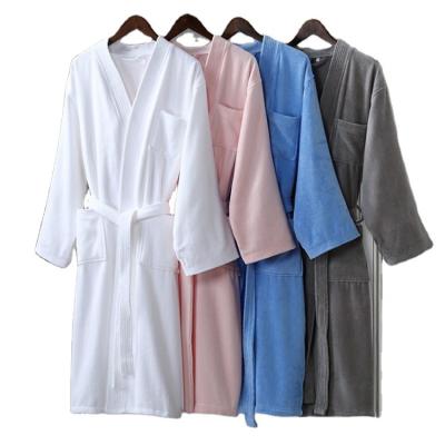 China 100% Luxury Customized Luxury Hotel SPA Bathrobe Hotel SPA Thermal Cotton Velvet Bathrobe Super Warm Hotel Spa for sale