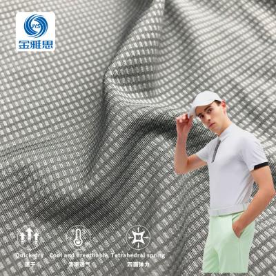 China Stretch Custom high quality golf clothing Sportswear Nylon spandex fabric for sportswear golf wear for sale