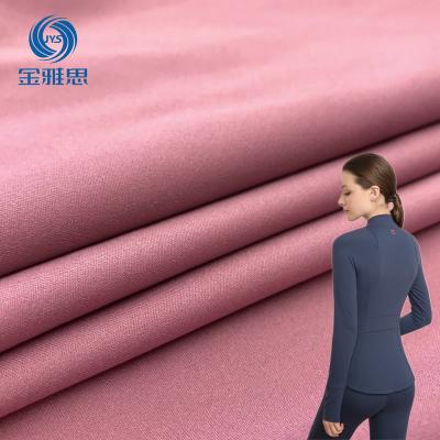 China Stain Repellent Hot Selling Brushed 4 Way Stretch Nylon Spandex Spandex Leggings Fabric For Yoga Wear for sale