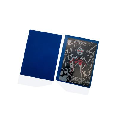 China Fashion Football Stars Card Covers Playing Card Binder Matte Holographic Trading Card Sleeves Collect for sale