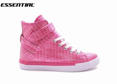 Cina Tutto il colore di gomma della fucsia della scarpa vulcanizzato scarpe da tennis casuali della tela delle signore di stagione in vendita