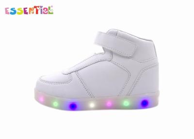 China 22 - 45 Size Lighted Bottom Shoes , White LED Light Up Shoes For Girls for sale