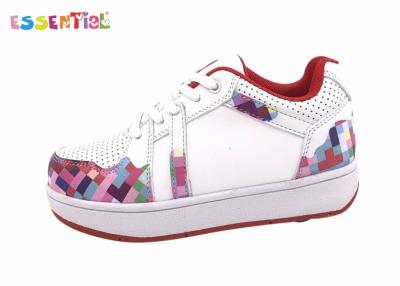 China Girls Boys Fashion Roller Skate Shoes , Kids Roller Shoes With Retractable Wheels for sale