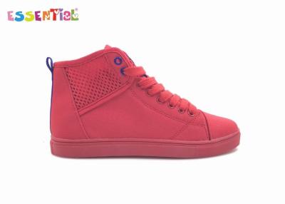 China Breathable Solid Casual Canvas Sneakers Customized Size Cotton Fabric Lining for sale