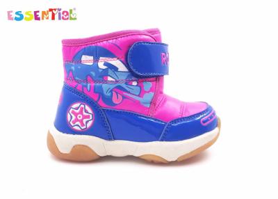 China Winter Baby Girls Outdoor Snow Boots Mid Calf Height Featuring MD Outsole for sale