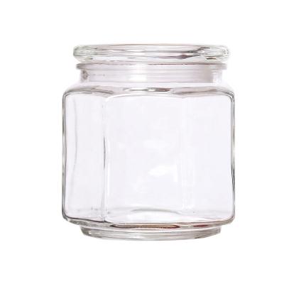 China Home Viable Organization Nordic Style Fruit Cookie Stash Acacia Dry Jar Canister Set Kitchen Pantry Large Storage Glass Jars for sale