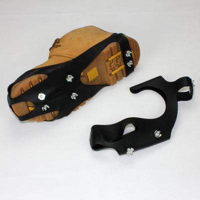 China High Quality Anti-Slip Snow Shoe Chains Rubber Climbing Spikes Cleats Ice Grips Traction Cleats Grippers Aids for sale