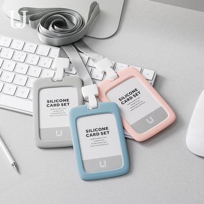 China Normcore/minimalist hot selling silicone business card holder customized high quality custom business card holder for sale