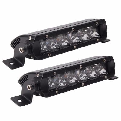 China Factory direct sales 2022 die-cast aluminum housing single row 30w combined beam 12v waterproof offroad LED light bar for sale