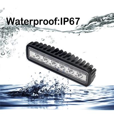 China 2022 Drive Factory Direct Sale 18w Light Waterproof Offroad LED Work Light Bar Light For SUV Motorcycle Tractor for sale