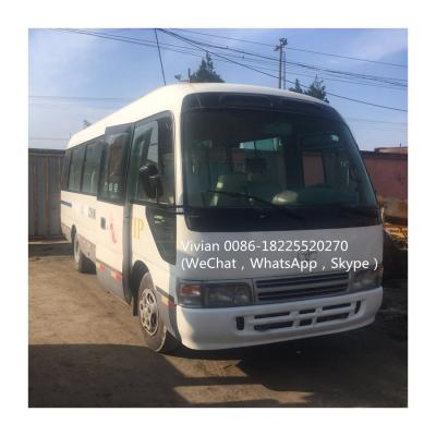 China Toyot used bus with good condition car in yard for sale medium for sale