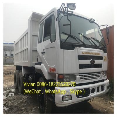 China Used dump truck of 6*4 Nissa n heavy construction industry dump truck in dustry in stock for sale for sale