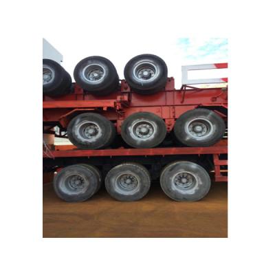 China Truck Trailer Used Trailer Chassis For Container Bed 2axles 3 Axles High Low Good Condition For Supply for sale